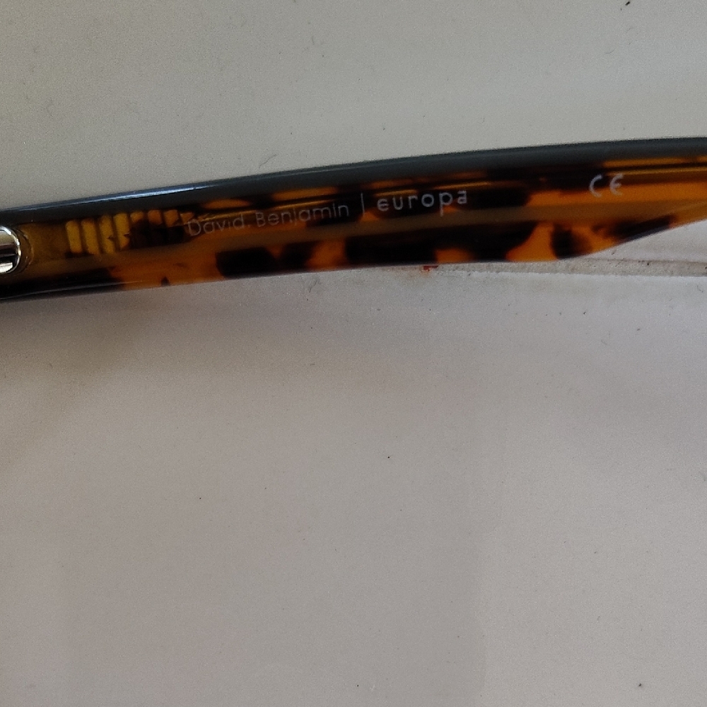 David Benjamin Tortoise Shell Rectangular Glasses - image 8